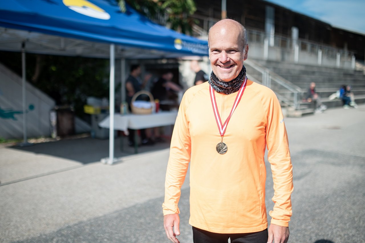 Läufer im Laufdress